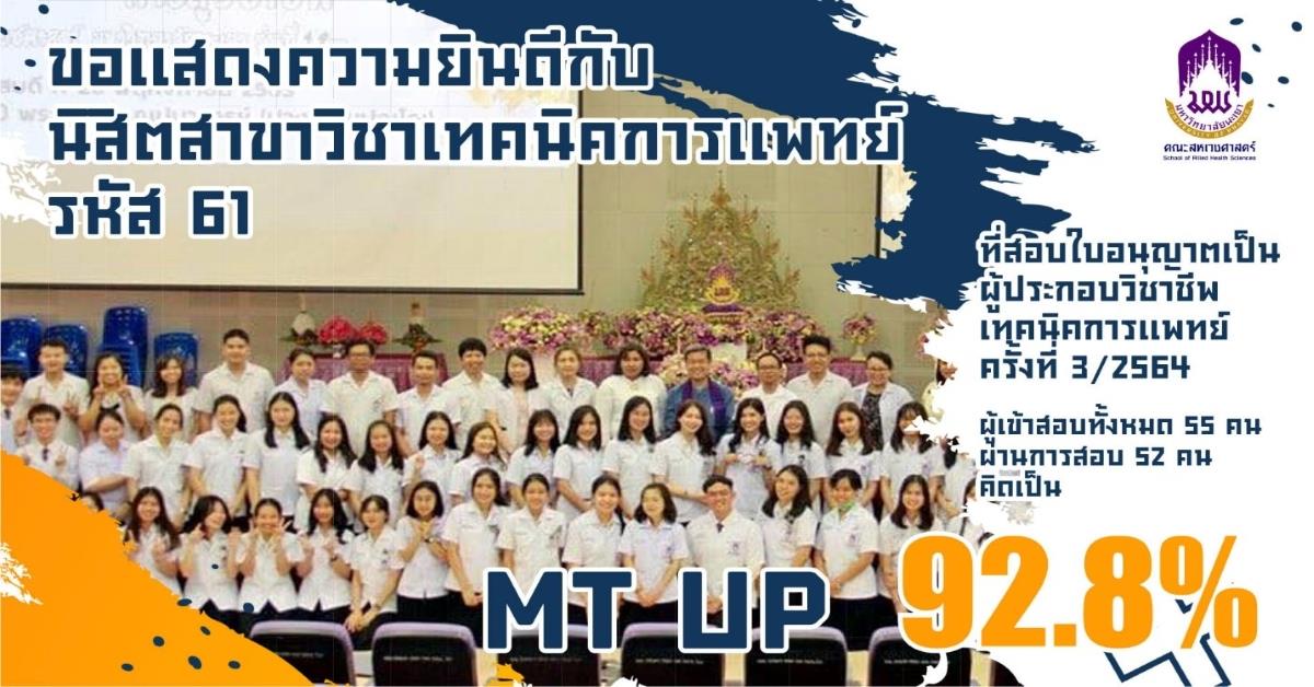 คณะสหเวชศาสตร์ มหาวิทยาลัยพะเยา เทคนิคการแพทย์